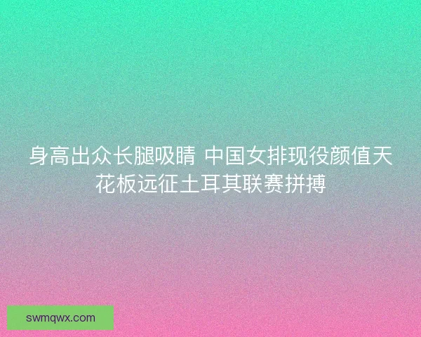 身高出众长腿吸睛 中国女排现役颜值天花板远征土耳其联赛拼搏